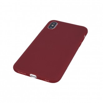 Bordo spalvos silikoninis dėklas ''Rubber TPU'' telefonui Samsung A52 4G / A52 5G / A52s 5G