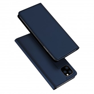 Tamsiai mėlynas, atverčiamas Dėklas Dux Ducis Skin Pro telefonuui Samsung A12 / M12 