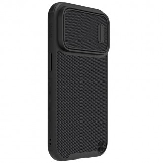 Juodas dėklas "Nillkin Textured Case S" telefonui Samsung Galaxy S23 Ultra 5G 