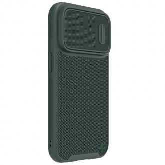 Žalias dėklas "Nillkin Textured Case S" telefonui Samsung Galaxy S23 Ultra 5G 