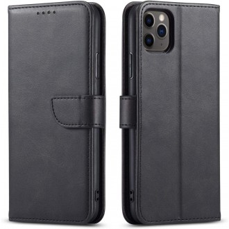 Juodas atverčiamas dėklas "Wallet Case" telefonui Xiaomi Redmi Note 14 Pro Plus 5G