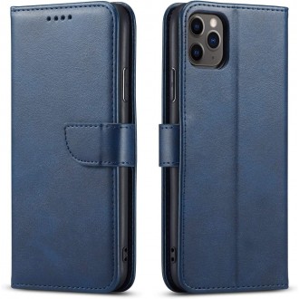 Atverčiamas mėlynas dėklas "Wallet Case" telefonui Samsung Galaxy A15 4G / A15 5G 