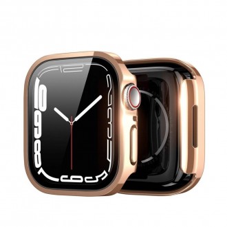 LCD apsauginis stikliukas / dėklas Dux Ducis Hamo Apple Watch Ultra 44mm auksinis
