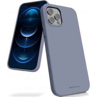 Levandų pilkos spalvos dėklas "Mercury Silicone Case" telefonui Samsung Galaxy S911 S23 5G