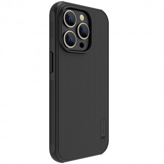 Juodas dėklas "Nillkin Super Frosted Shield Pro" telefonui iPhone 14 Pro