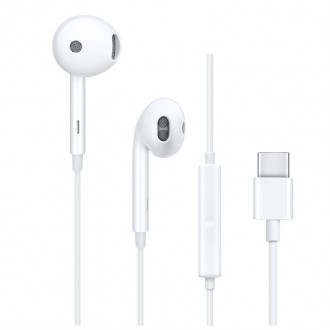 Ausinės Oppo EarBuds MH135 Type-C baltos