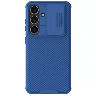 Mėlynas dėklas su kameros apsauga "Nillkin Camshield Pro" telefonui Samsung Galaxy S24 Ultra