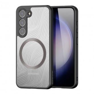 Pusiau skaidrus dėklas juodais kraštais "Dux Ducis Aimo Mag" telefonui Apple iPhone 16 Pro Max