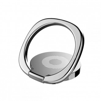 Žiedas / stovas telefonui Baseus Privity Ring Bracket sidabrinis SUMQ-0S