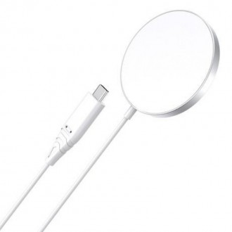 Pakrovėjas-įkroviklis belaidis Choetech T518-F MagSafe 15W baltas