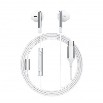 Ausinės Acefast L3 USB-C baltos
