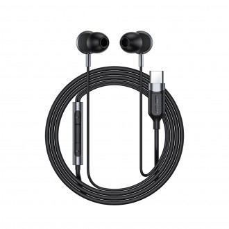 Ausinės Acefast L6 USB-C juodos
