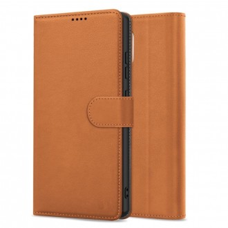 Rudas dėklas "Fancy Wallet" telefonui Samsung Galaxy A51