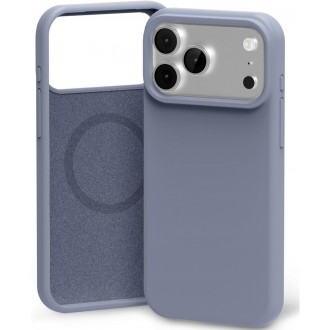 Levandos pilkas dėklas "Mercury Pure Magsafe Silicon Case" telefonui Apple iPhone 17 Pro