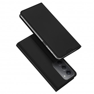 Juodas atverčiamas dėklas "Dux Ducis Skin Pro" telefonui Xiaomi Redmi Note 14 5G