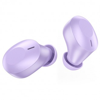 Belaidės ausinės Hoco EQ3 violetinės