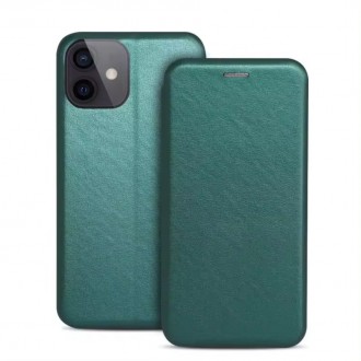 Žalios spalvos atverčiamas dėklas "Book Elegance" telefonui Xiaomi Redmi Note 14 5G