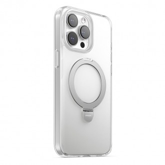 Skaidrus dėklas/stovas "Joyroom JR-BP004 Magnetic Protective Phone Case With Holder" telefonui iPhone 15 Pro