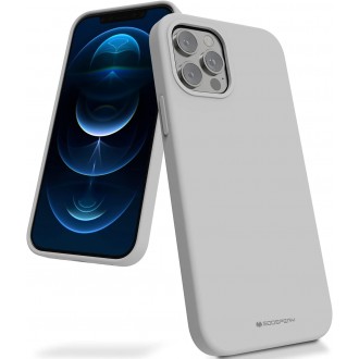 Akmens spalvos dėklas "Mercury Silicone Case" telefonui Samsung Galaxy A175 A17 4G / A176 A17 5G / A185 A18 4G / A186 A18 5G