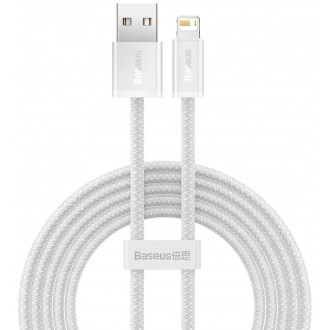 USB kabelis Baseus Dynamic USB-A to Lightning 2.4A 1.0m baltas CALD000402