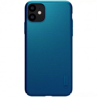 Mėlynas dėklas "Nillkin Super Frosted Shield" telefonui Samsung Galaxy A52 4G / A52 5G / A52s 5G