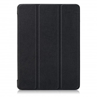 Juodas atverčiamas dėklas Apple iPad Pro 11" 2018 "Smart Leather"