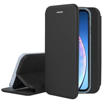 Juodas atverčiamas dėklas "Book Elegance" telefonui Samsung A22 4G
