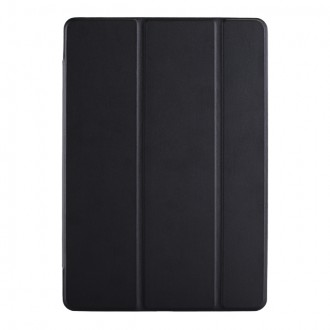 Juodas atverčiamas dėklas "Smart Leather" Lenovo Tab E10 X104F
