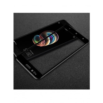 Juodas lankstus grūdintas stiklas "Glass PRO+" telefonui Xiaomi Redmi 4A 