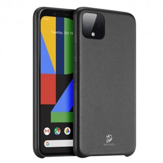 Juodas silikoninis dėklas Google Pixel 4 telefonui Dux Ducis "Skin Lite"