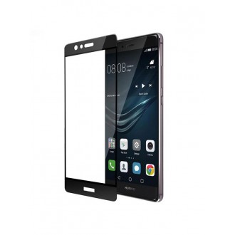 LCD apsauginis stikliukas "5D Full Glue" Huawei P10 Lite lenktas juodas
