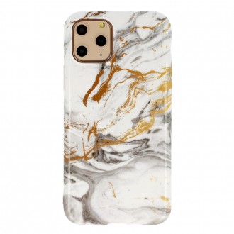 Dėklas Marble Silicone Apple iPhone 12 / 12 Pro telefonui (Design 2)