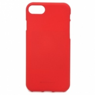 Raudonas silikoninis dėklas "Mercury Soft Feeling" telefonui Apple iPhone 7 / 8 / SE 2020 / SE 2022