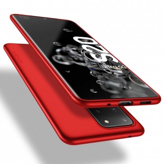 Raudonos spalvos dėklas X-Level Guardian Samsung Galaxy G988 S20 Ultra telefonui