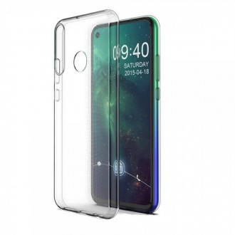 Skaidrus silikoninis dėklas "Clear 0.5mm" telefonui Huawei P40 Lite E