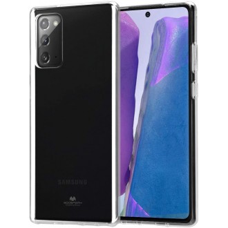 Skaidrus silikoninis dėklas Samsung Galaxy N980 Note 20 telefonui "Mercury Goospery Jelly Clear"