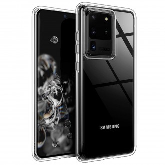 Skaidrus silikoninis dėklas Samsung Galaxy S20 Ultra telefonui "Clear 1.0mm"