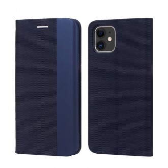 Mėlynas atverčiamas dėklas "Smart Senso" telefonui Xiaomi Redmi Note 14 5G