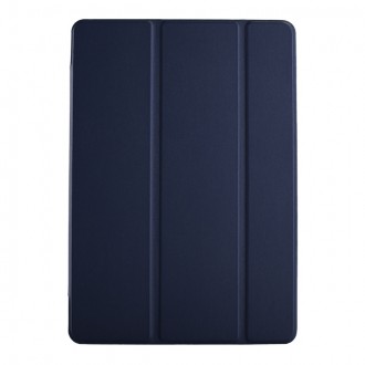 Tamsiai mėlynas atverčiamas dėklas Samsung T970 / T976 Tab S7+ "Smart Leather"