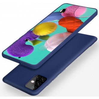 Tamsiai mėlynos spalvos dėklas X-Level Dynamic Samsung Galaxy A515 A51 telefonui