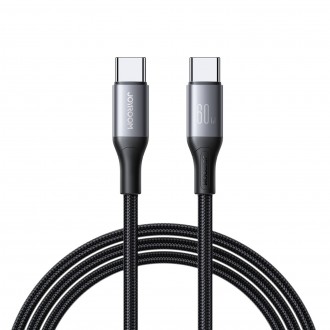 USB kabelis Joyroom S-A28 USB-C to USB-C 60W 2.0m juodas