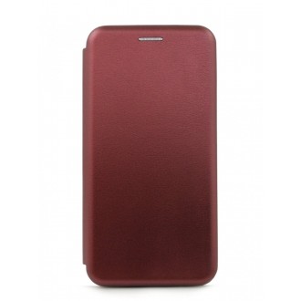 Bordo spalvos atverčiamas dėklas "Book Elegance" telefonui Huawei P30