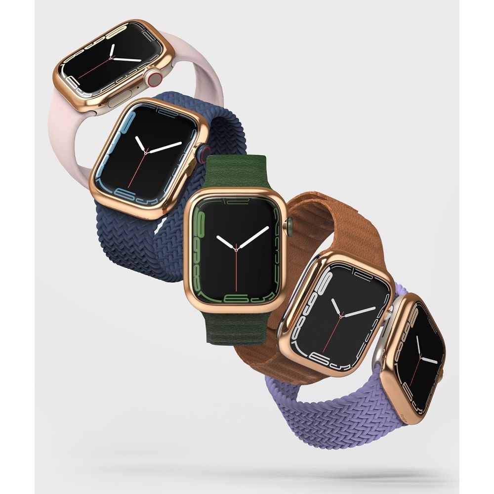 Auksinės spalvos dėklas Apple Watch 7 (41MM) \