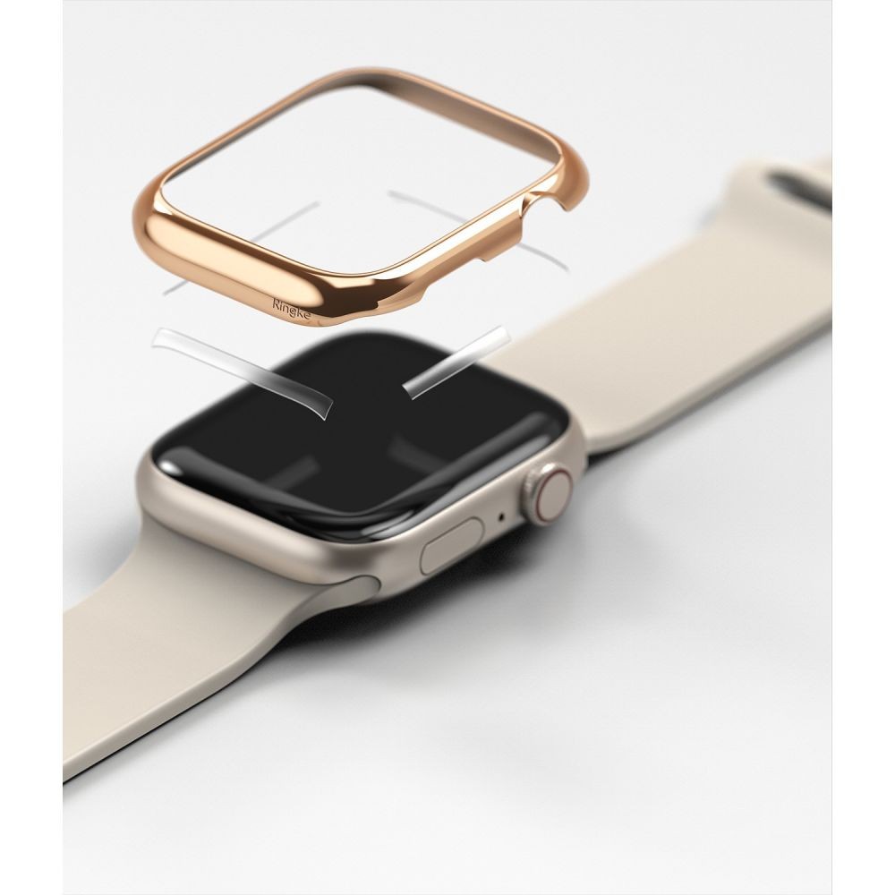 Auksinės spalvos dėklas Apple Watch 7 (41MM) \