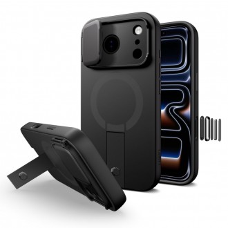 Tvirtas dėklas su kameros apsauga "Tech-Protect Kevlar Aura MagSafe" telefonui Apple iPhone 17 PRO