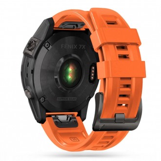 Oranžinė apyrankė "Tech-Protect Iconband" laikrodžiui GARMIN FENIX 5 / 6 / 6 PRO / 7 (22mm)