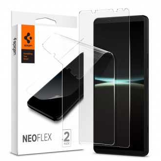 Apsauginė ekrano plėvelė "Spigen Neo Flex Solid" (2 VNT) telefonui Sony Xperia 5 IV