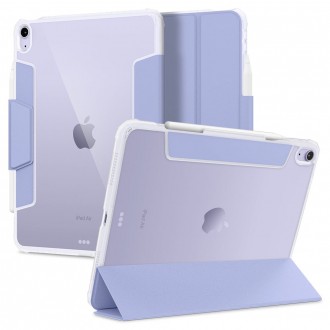 Levandų spalvos atverčiamas išskirtinio dizaino dėklas "Spigen Ultra Hybrid Pro" iPad Air 4 2020 / 5 2022