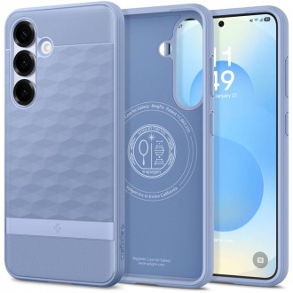 Purpurinės spalvos 3D dizaino dėklas "Spigen Parallax Mag Magsafe" telefonui Samsung Galaxy S25 Plus
