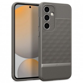 Pilkos spalvos 3D dizaino dėklas "Spigen Caseology Parallax" telefonui Samsung Galaxy S24 FE